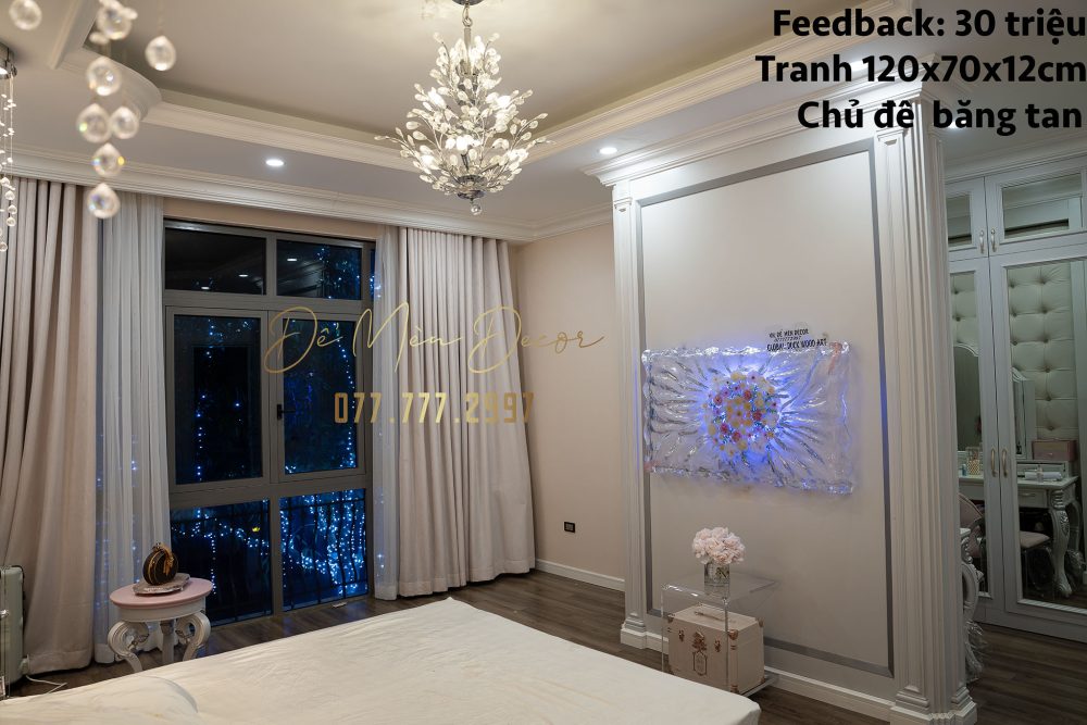 Tranh tường epoxy chủ đề băng tan - Ảnh 3