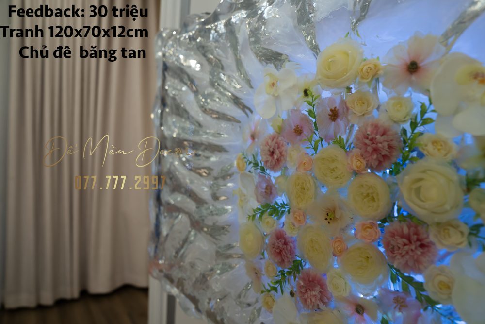 Tranh tường epoxy chủ đề băng tan - Ảnh 8