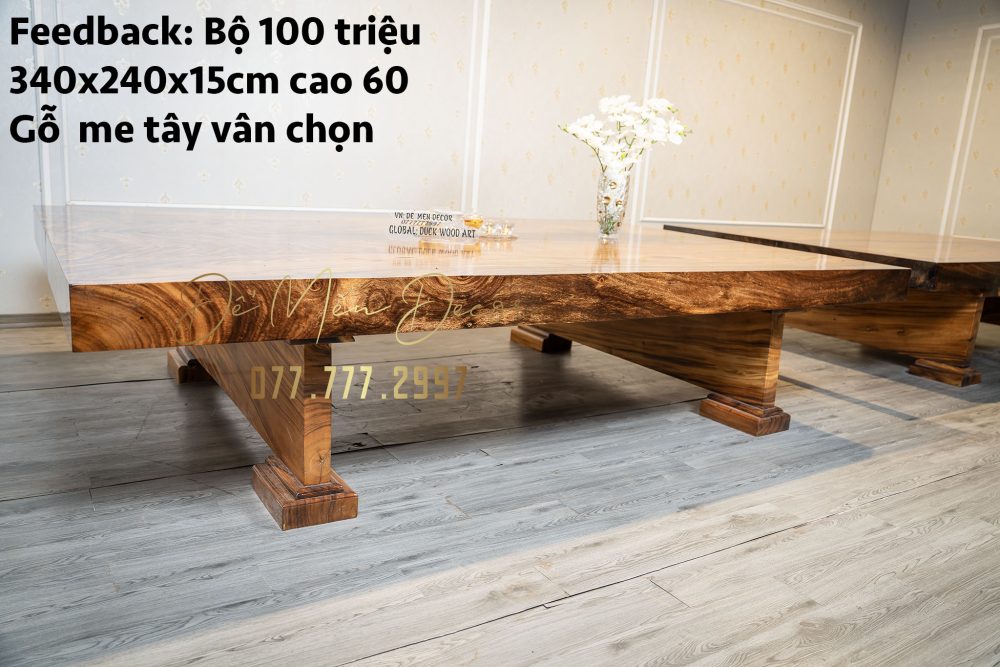 Sập gỗ nguyên khối đẹp - Ảnh 6