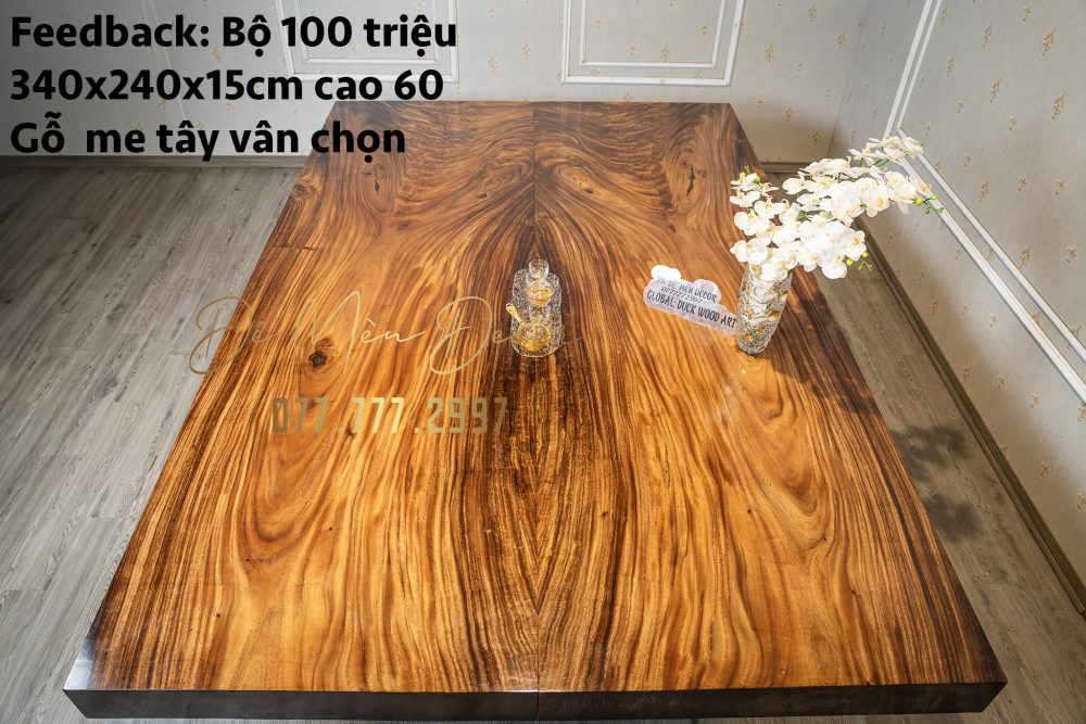 Sập gỗ nguyên khối đẹp - Ảnh 7