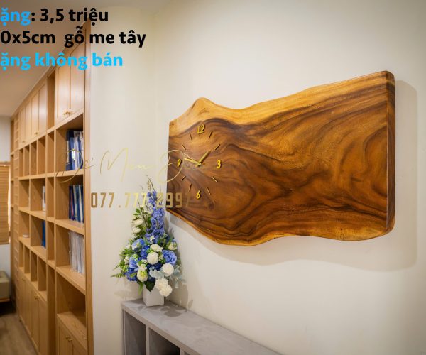Đồng hồ gỗ me tây
