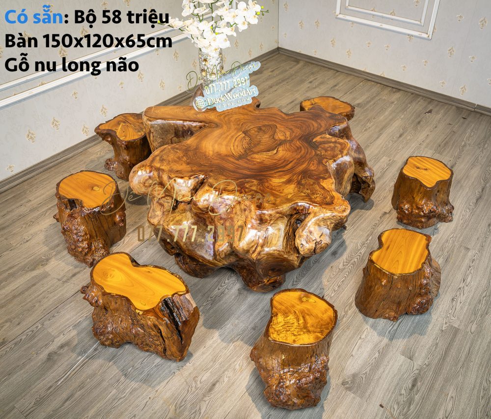 Bàn Gỗ Long Não Nu Đẹp - Ảnh 4