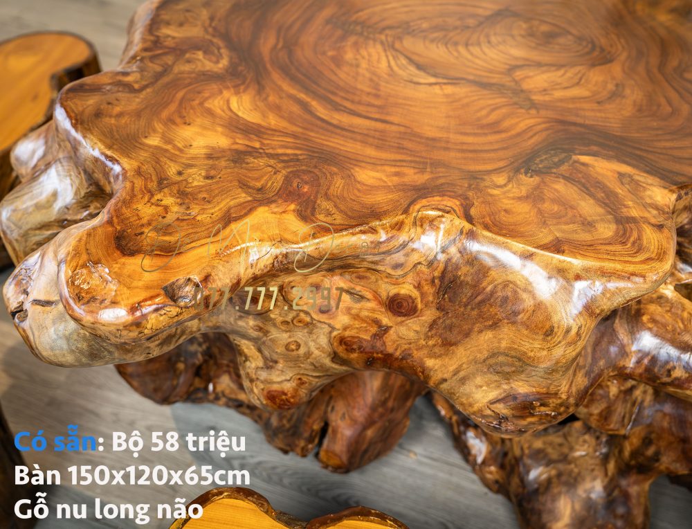Bàn Gỗ Long Não Nu Đẹp - Ảnh 3