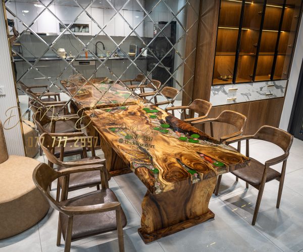 Bàn Epoxy Cá Koi Đẹp