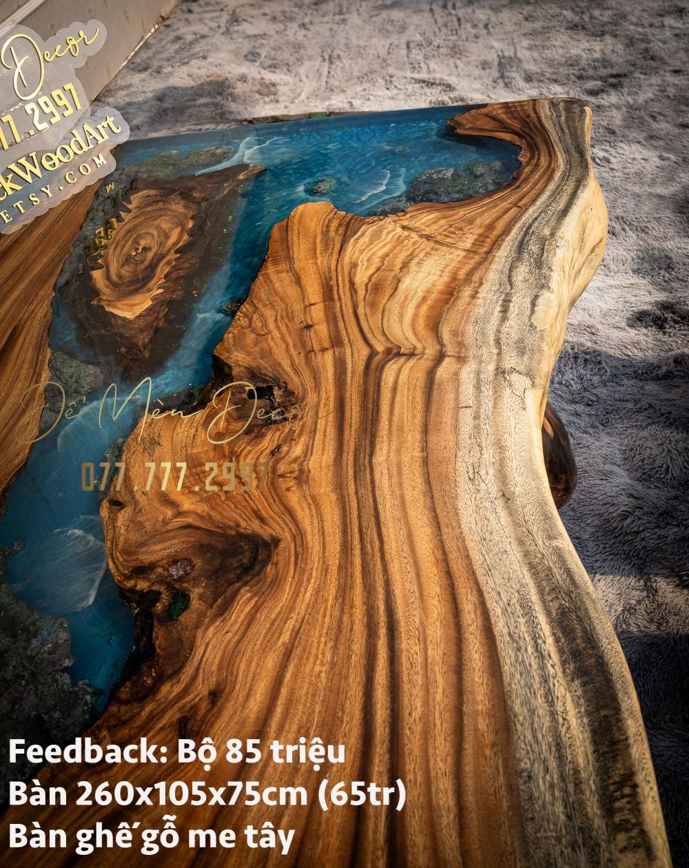 Bàn Trà Epoxy Đẹp | Thiết Kế Độc Đáo, Sang Trọng - Ảnh 9