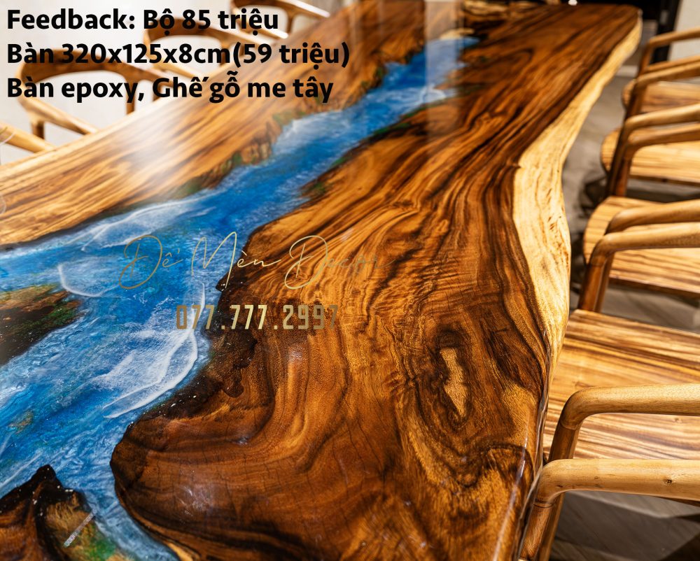 Bàn Epoxy Vẽ Cảnh Biển - Ảnh 6