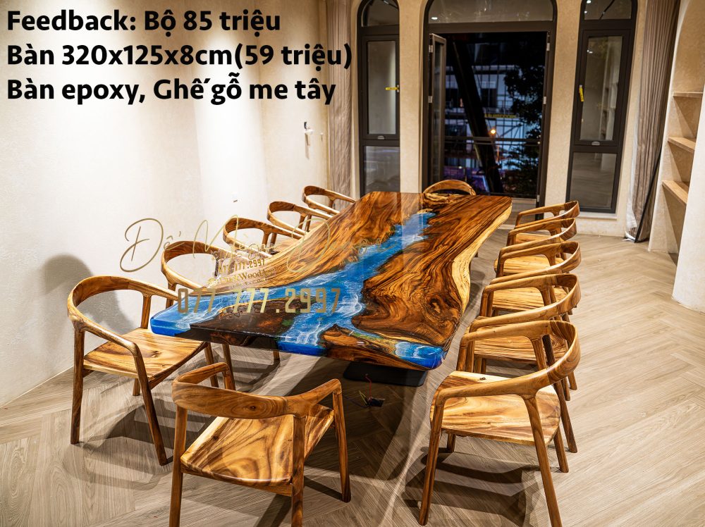Bàn Epoxy Vẽ Cảnh Biển - Ảnh 8